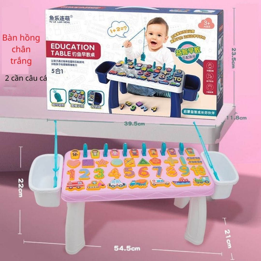 Đồ chơi câu cá từ tính kích cỡ lớn bảng logarit giáo dục sớm