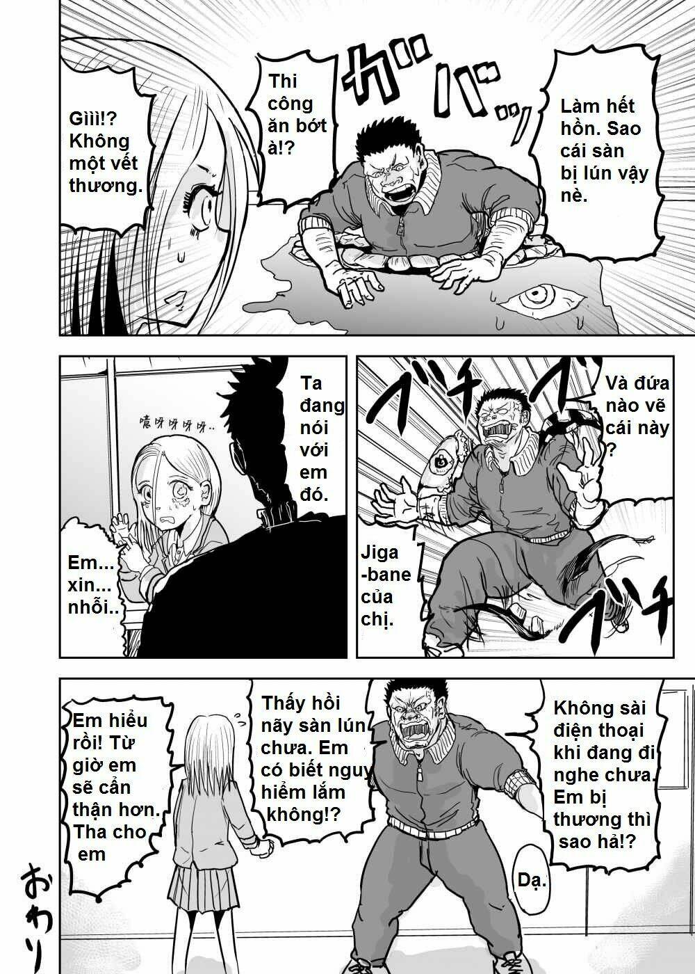 manga về giáo viên thể dục lẽ ra phải chết đầu phim kinh dị chapter 3 4