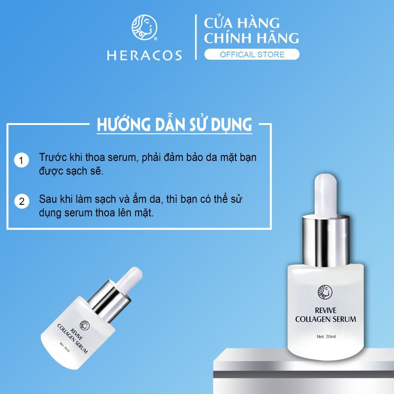 Serum Trắng Da Mờ Nám, Serum Căng Bóng Da Heracos