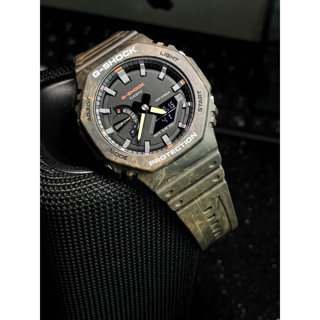Đồng Hồ Nam Dây Nhựa Casio G-Shock GA-2100FR-5ADR Chính Hãng - GA-2100FR-5A