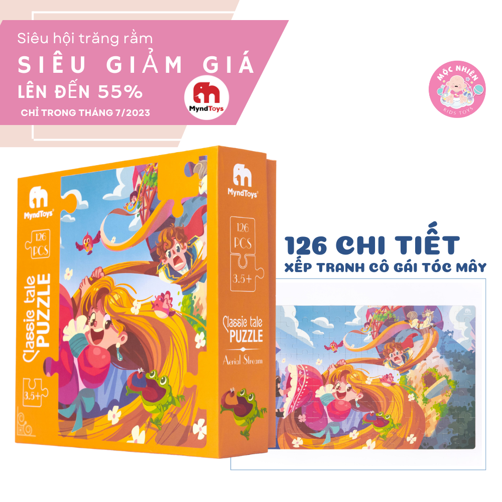 Đồ Chơi Xếp Hình Myndtoys Classic Tale Puzzle – Aerial Stream Dành Cho Bé Gái