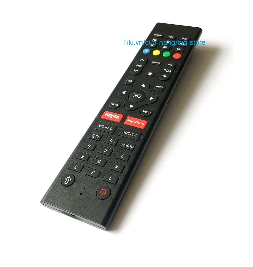 Remote Điều Khiển TV Dành Cho ASANZO Nhận Giọng Nói Smart Tivi Thông Minh