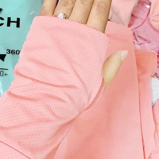 Áo Khoác Chống Nắng Nữ Dài Toàn Thân 2 Lớp Vải Thun Lạnh Thông Hơi Hitech Dày Dặn Thoáng Mát Túi Có Khoá Form 40-65kg