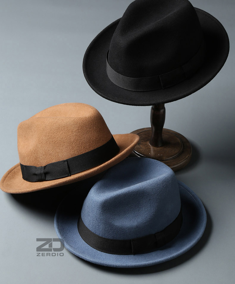 Mũ Phớt Fedora Nam Hàng Hiệu MrDuck MP034