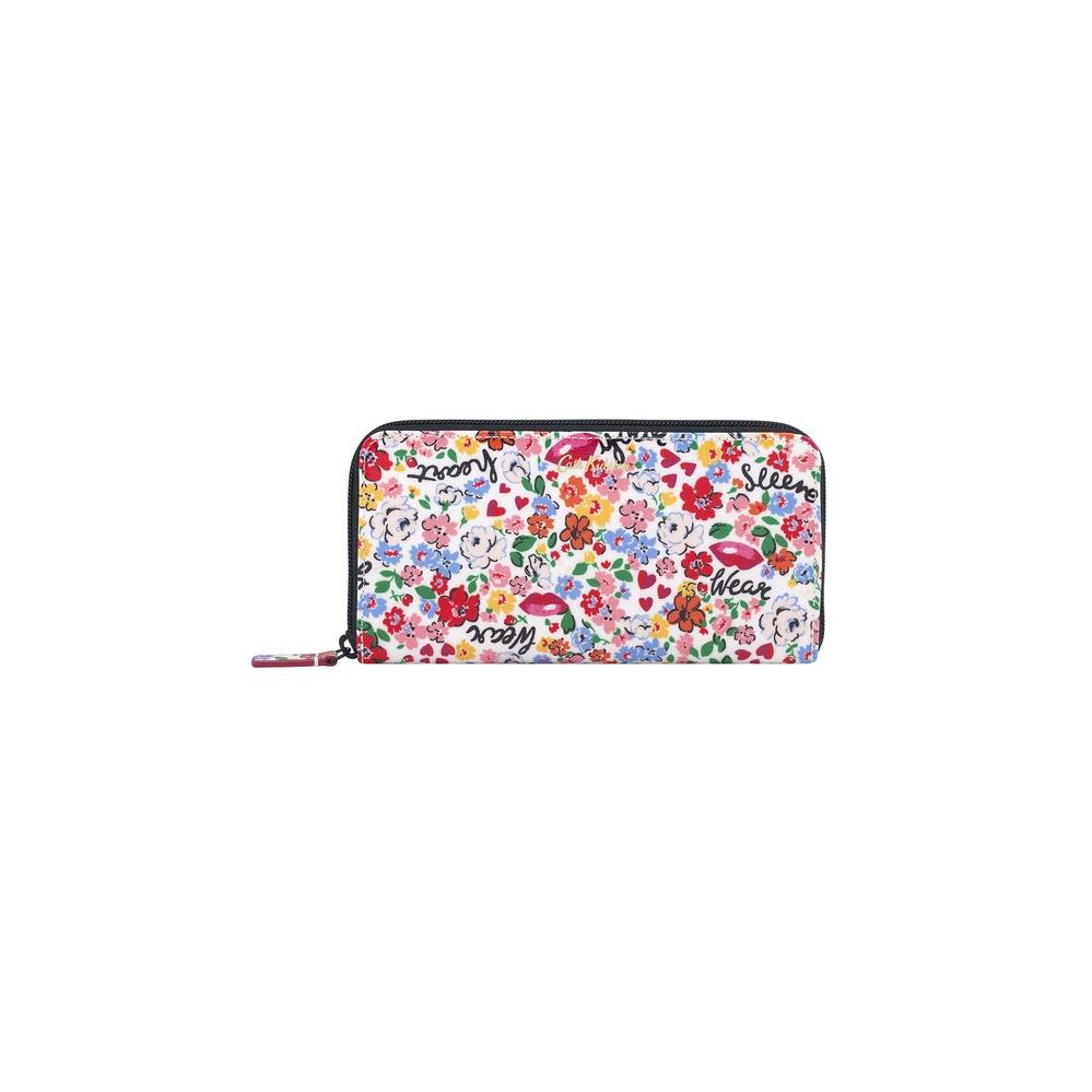 Cath Kidston - Ví cầm tay Continental Zip Wallet Brave Soul - 1021011 - Cream