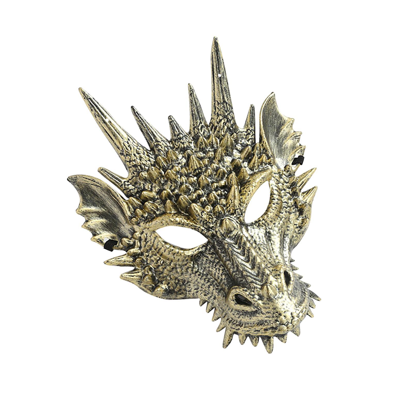 3D Dragon  Animal Headdress , Novelty Full Head Cover, Dragon Head , Halloween Masquerade  for Shows, Festival, Cosplay Halloween