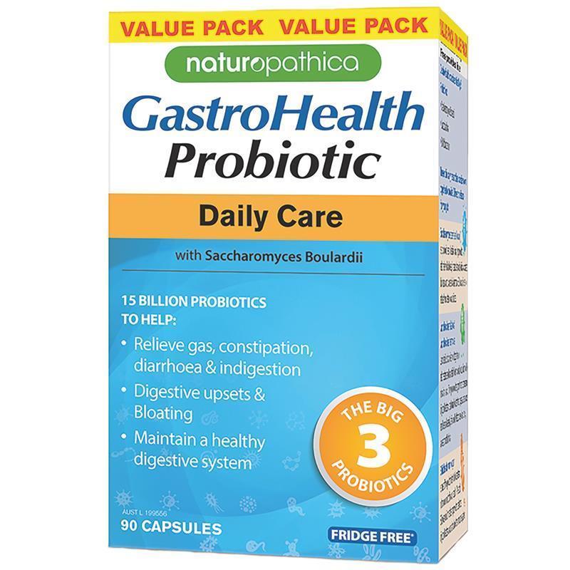 Naturopathica Gastrohealth Probiotic Daily Care 90 Capsules