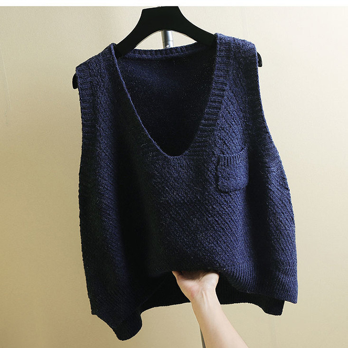 Áo ghile len dáng lửng trẻ trung, thời trang phong cách Hàn