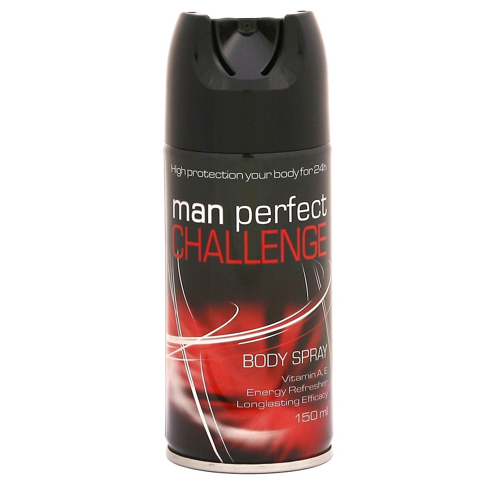 Xịt khử mùi toàn thân nam Man Perfect Challenge 150ml