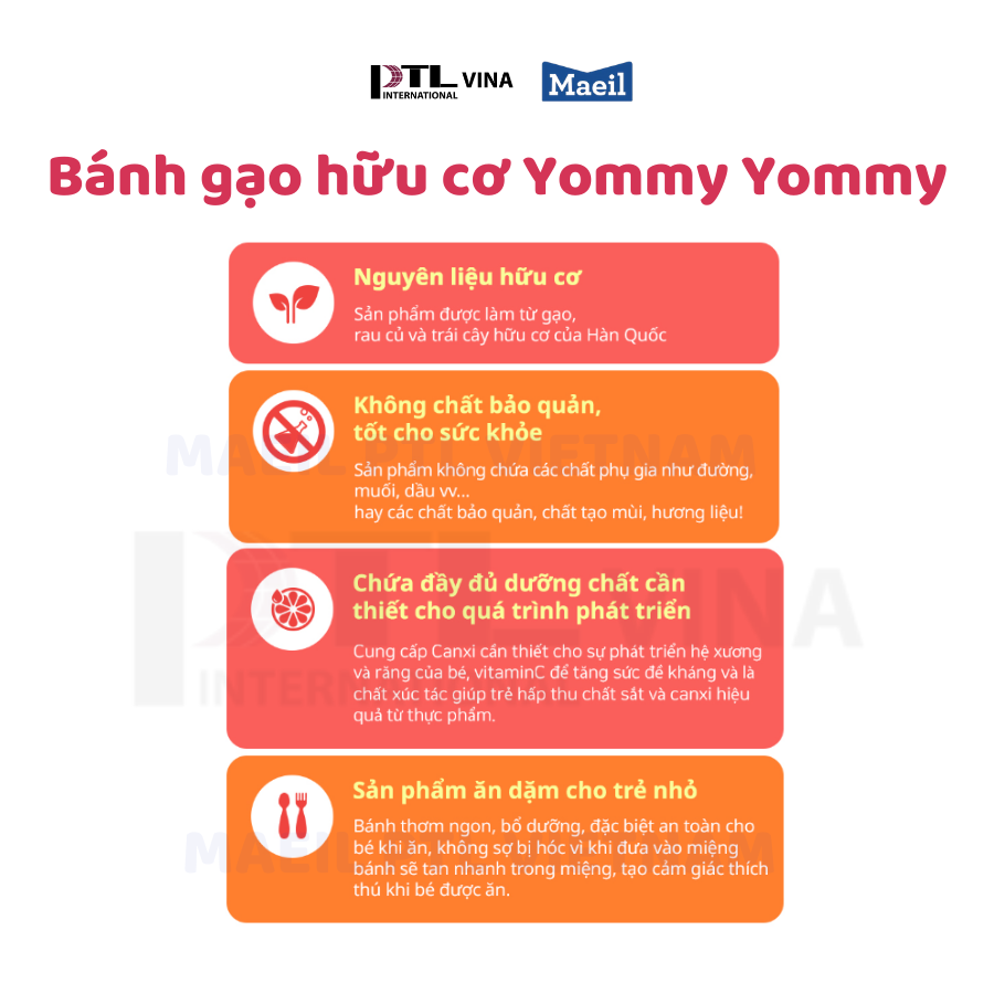 Bánh gạo ăn dặm Yummy Yummy Green Stage 2 vị nho và súp lơ