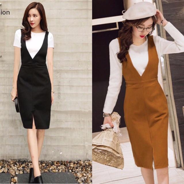 ĐẦM BODY KHOÉT NGỰC CHỮ V UMI HÀN