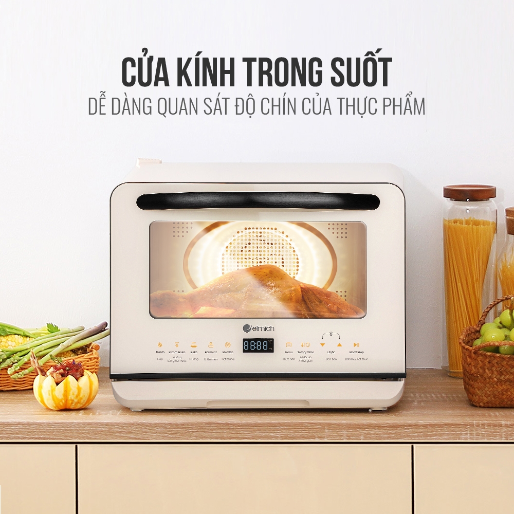 Lò Chiên Hơi Nước Elmich AFE-3944 - Hàng Chính Hãng