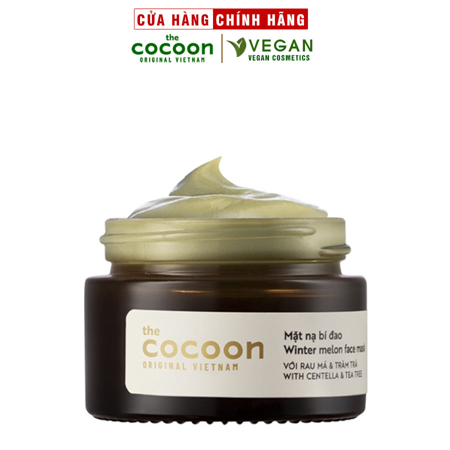 Mặt nạ bí đao the Cocoon 30ml dùng cho da dầu mụn thuần chay
