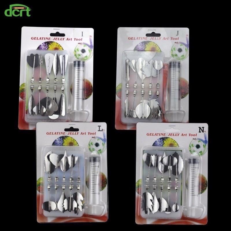 Bộ kim thạch rau câu 3D / Dụng cụ làm thạch 3D