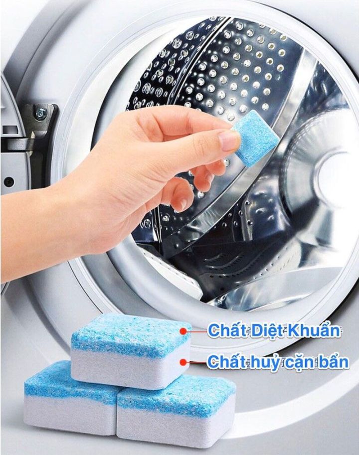 Viên Tẩy Vệ Sinh Lồng Máy Giặt,Diệt Khuẩn Và Tẩy Chất Cặn Lồng Máy Giặt Hiệu Quả
