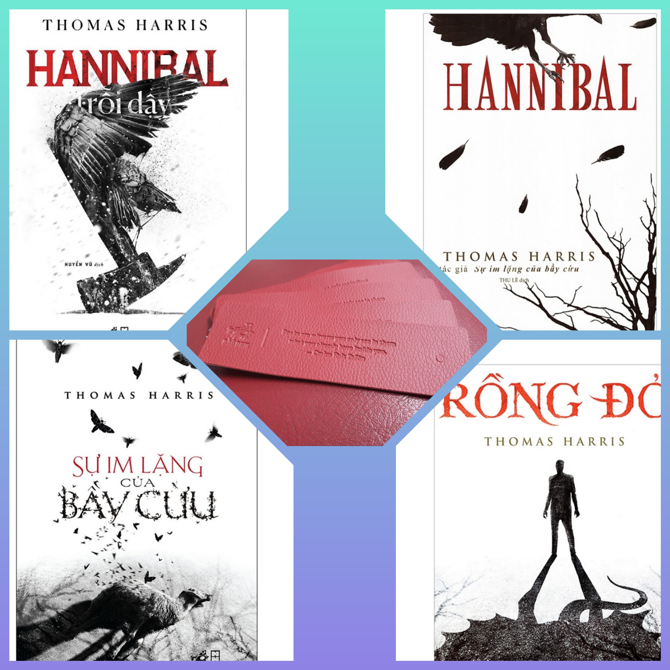 Hình ảnh Combo 4 Cuốn Tiểu Thuyết Nổi Tiếng Thế Giới: Hannibal (Tái Bản 2018) + Sự Im Lặng Của Bầy Cừu + Hannibal Trỗi Dậy (2020) + Rồng Đỏ (Bookset Nhã Nam - Truyện Trinh Thám Làm Nên Tên Tuổi Thomas Harris )