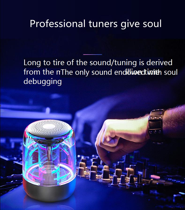 Loa bluetooth không dây loa siêu trầm loa ô tô ánh sáng đầy màu sắc di động