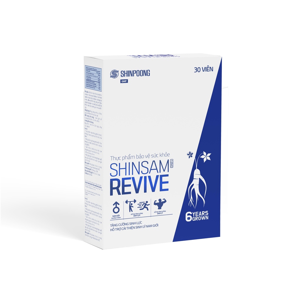 ENERGY PLUS SHINPOONG - Combo Shinsam Premium, Shinsam Revive, Shincare Liver - Tăng cường sức khỏe, sinh lực, hỗ trợ thải độc gan