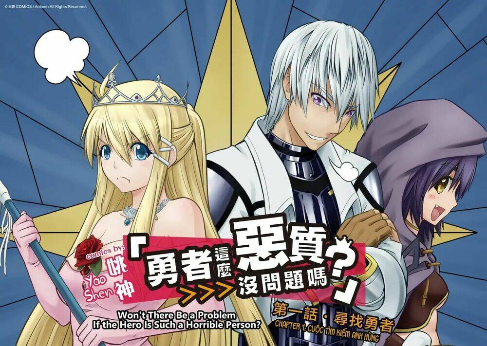 sẽ không vấn đề gì nếu anh hùng là một kẻ tồi tệ chapter 1.1 3