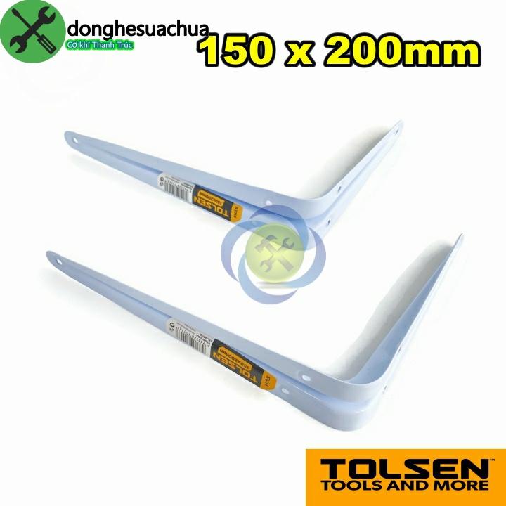 Giá đỡ kệ chữ L Tolsen 51014 kích thước 150mm x 200mm (2 cái)