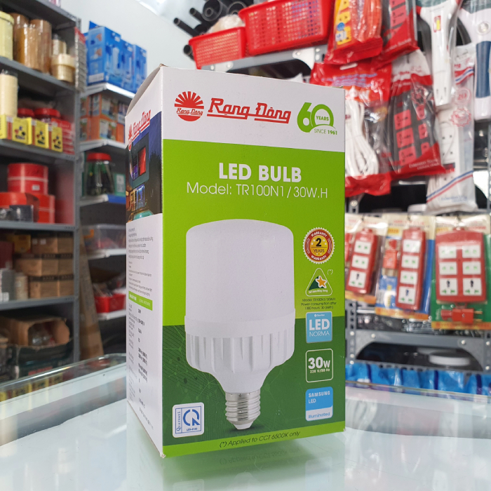 Bóng đèn LED Bulb trụ 20W 30W 50W Rạng_Đông