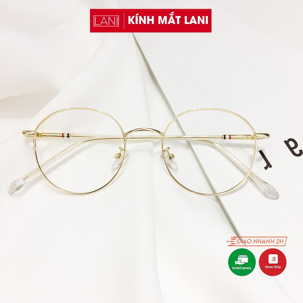 Gọng kính cận LANI kim loại tròn cho mặt nhỏ màu sắc nhẹ nhàng 29120 - Mắt kính có độ theo yêu cầu