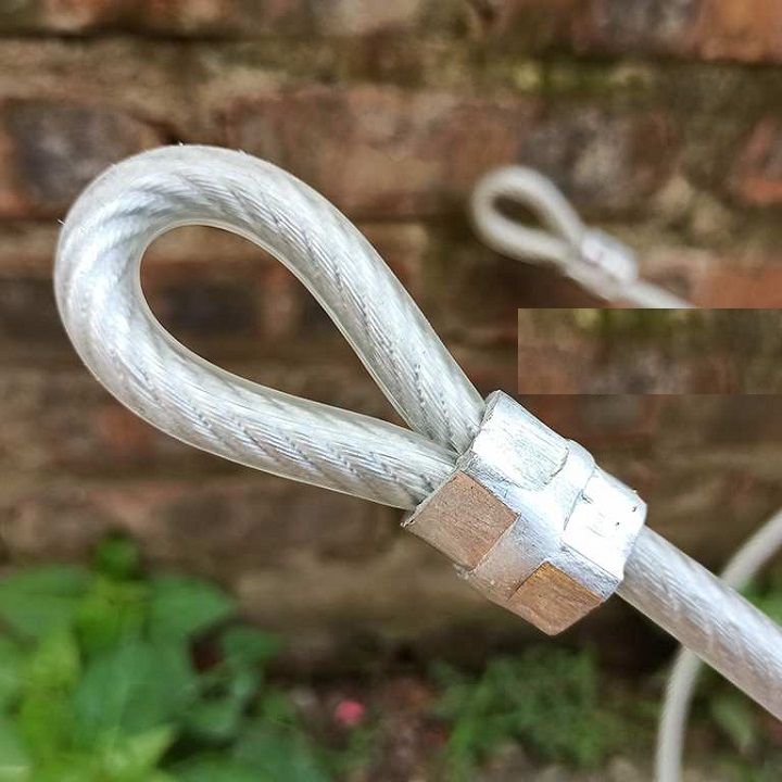 Dây Cáp Khóa Xe Máy Lõi Φ8 Ly Chống Cắt Bọc Nhựa Cực chắc chắn
