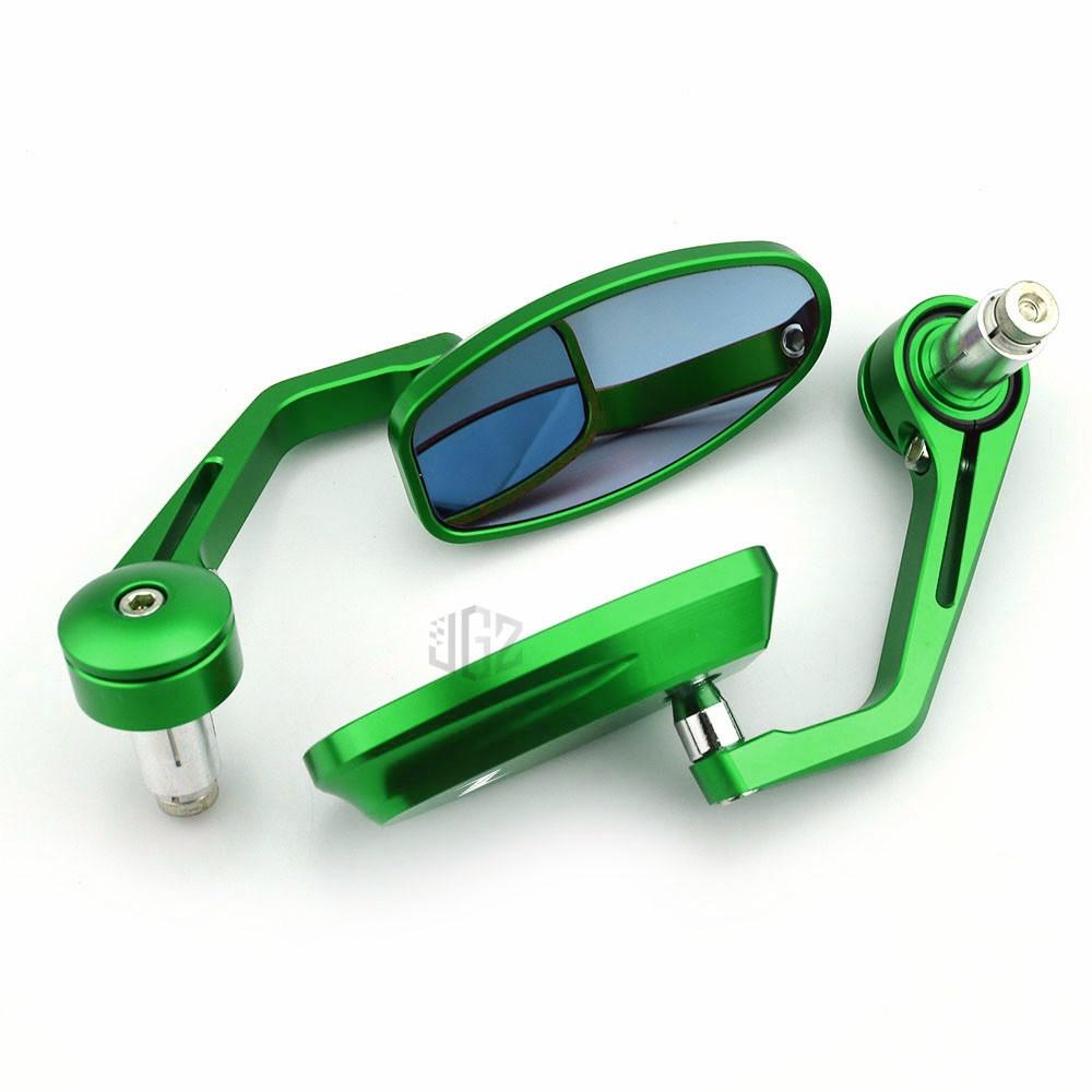 Z Gương Chiếu Hậu Hình Oval Bằng Nhôm CNC Cho Xe Mô Tô Kawasaki Z250 Z400 Z650 Z750 Z800 Z900 Z1000
