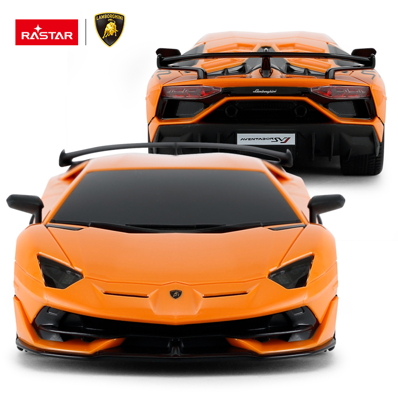 Đồ chơi điều khiển RASTAR Xe điều khiển 1:24 Lamborghini Aventador SVJ_màu Cam R96100/ORA