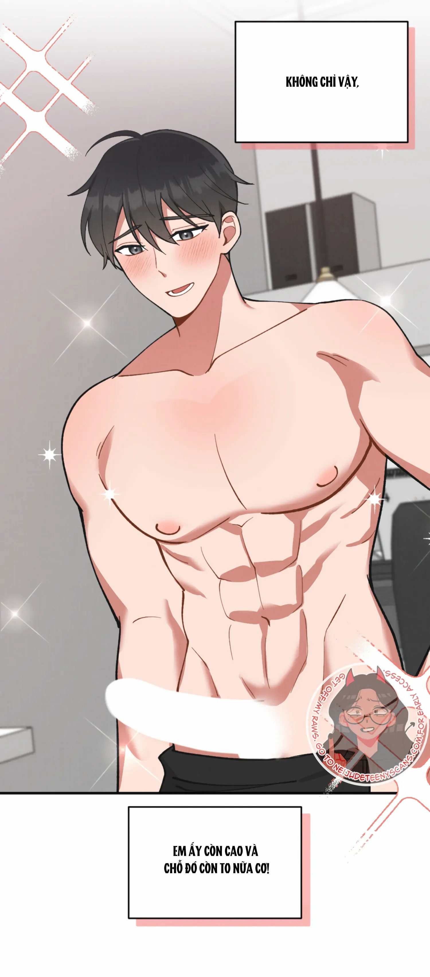 [18+] bạn của em trai không thể to như vậy! chapter 7.2 11