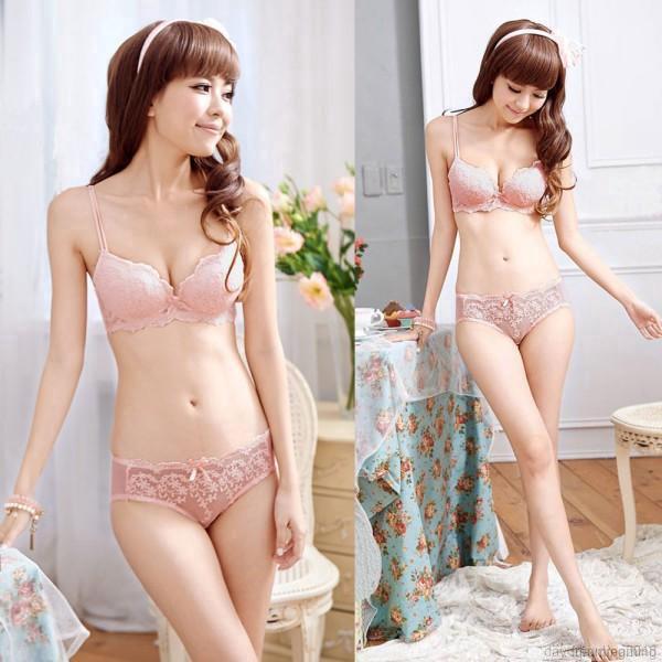 Set Áo Ngực & Quần Lót Nữ Phối Ren