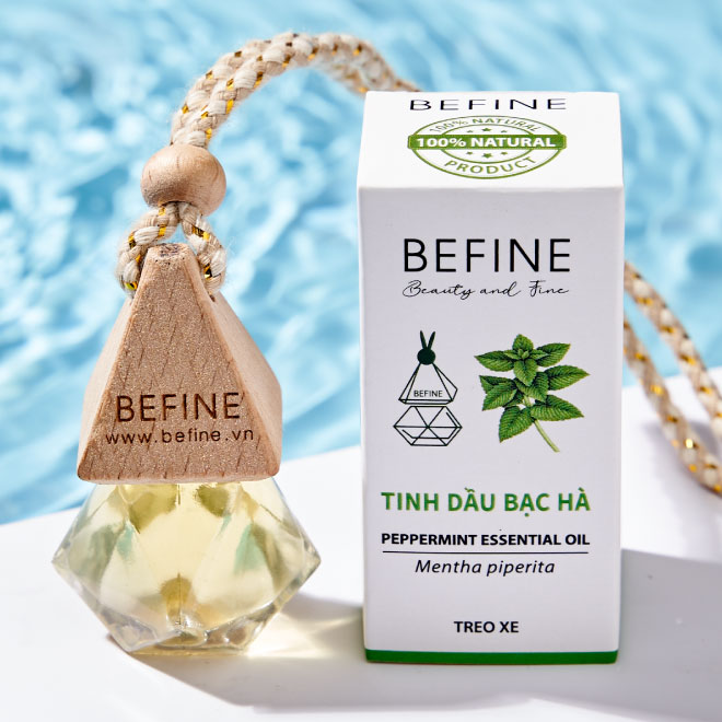 Tinh dầu bạc hà treo nguyên chất Befine - tươi mát, sảng khoái