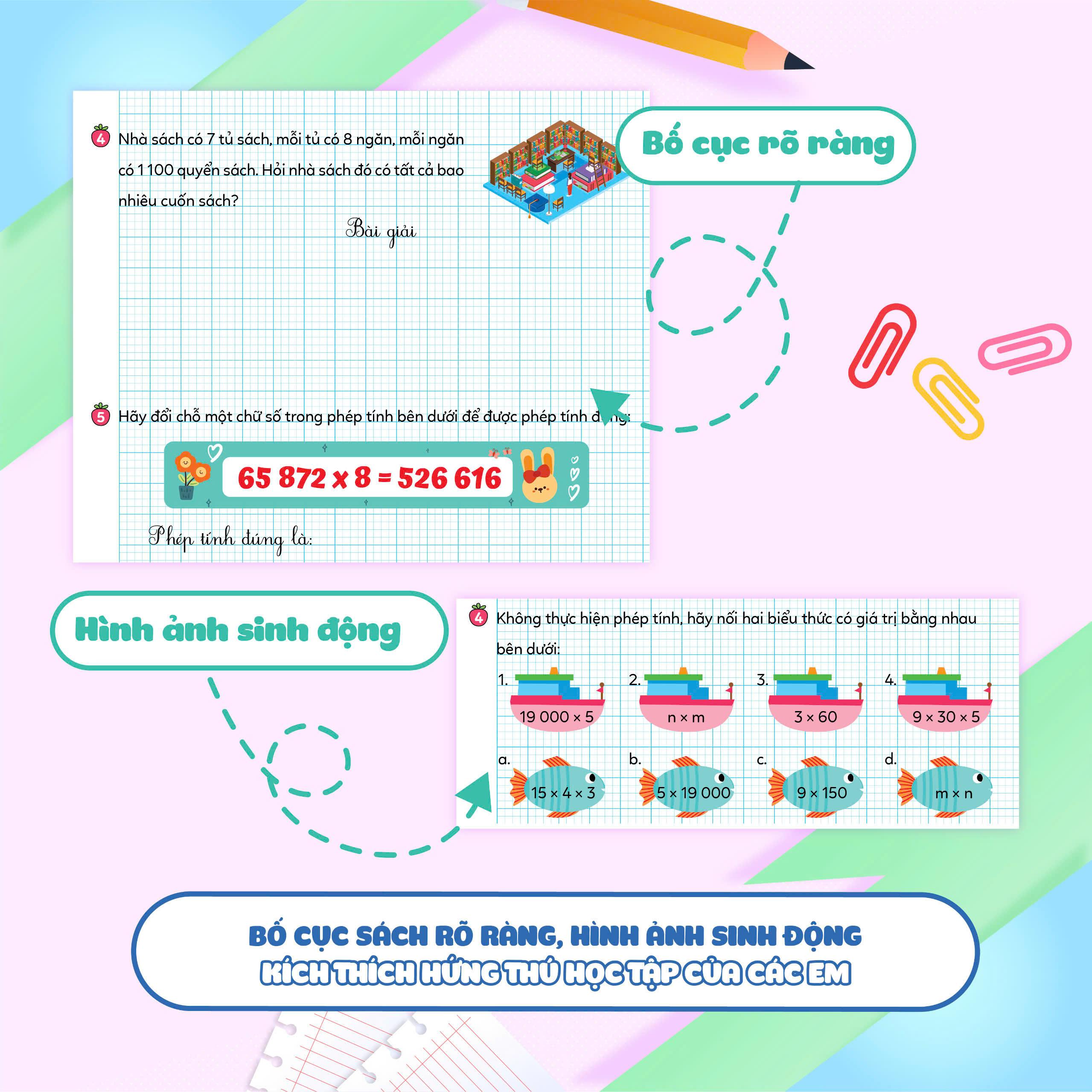Sách - Vở Bài Tập Toán Tăng Cường Lớp 4 - Tập 2 (Theo Sách Giáo Khoa Kết Nối Tri Thức Với Cuộc Sống)