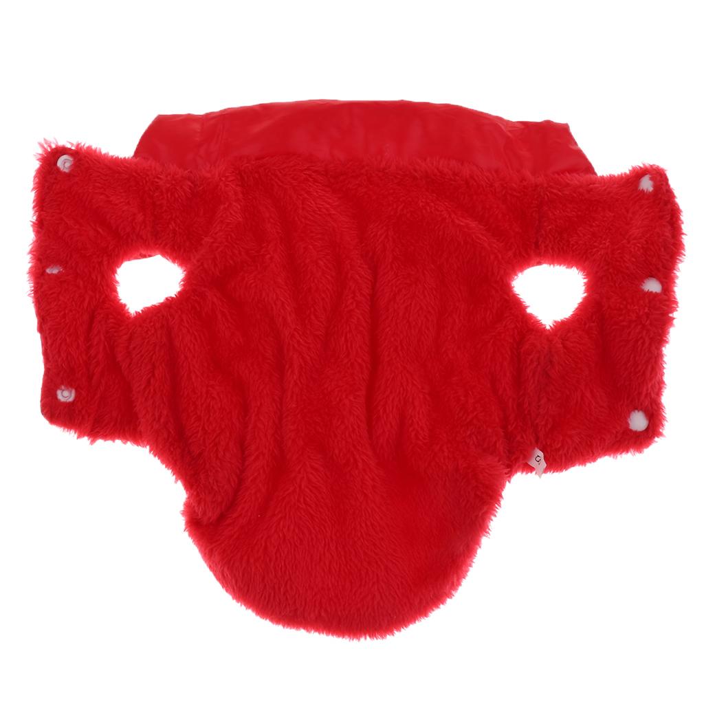 Dog Cat Vest Cotton Cute Cartoon Vest Puppy Pet Winter Clothes Apparel for Medium to Large Dogs