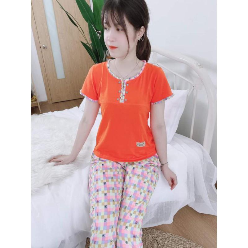4 màu đồ bộ mặc nhà, đủ ngủ clover ảnh thật