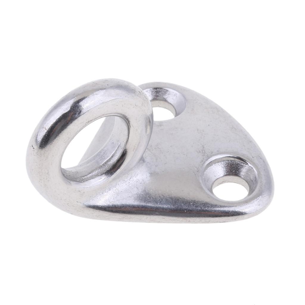 Heavy Duty Stainless Steel Hook Eye Plate Cable Rope Chain Boat