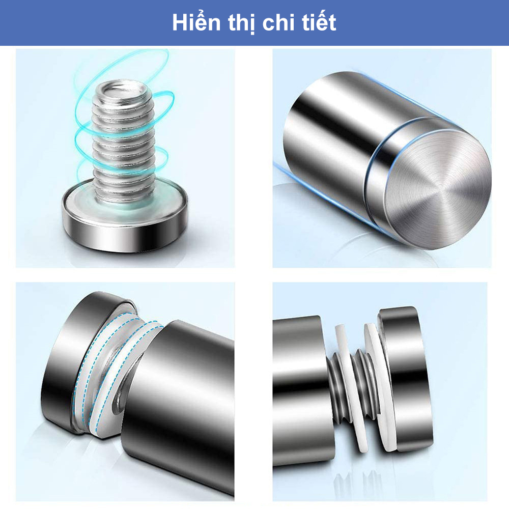 Ốc chân kính, ỐC KIẾNG INOX, ỐC CHÂN KÍNH INOX, ỐC CHÂN KÍNH NHÀ TẮM, ỐC CHÂN GƯƠNG, ỐC CHÂN GƯƠNG INOX, ỐC NỐI CHÂN
