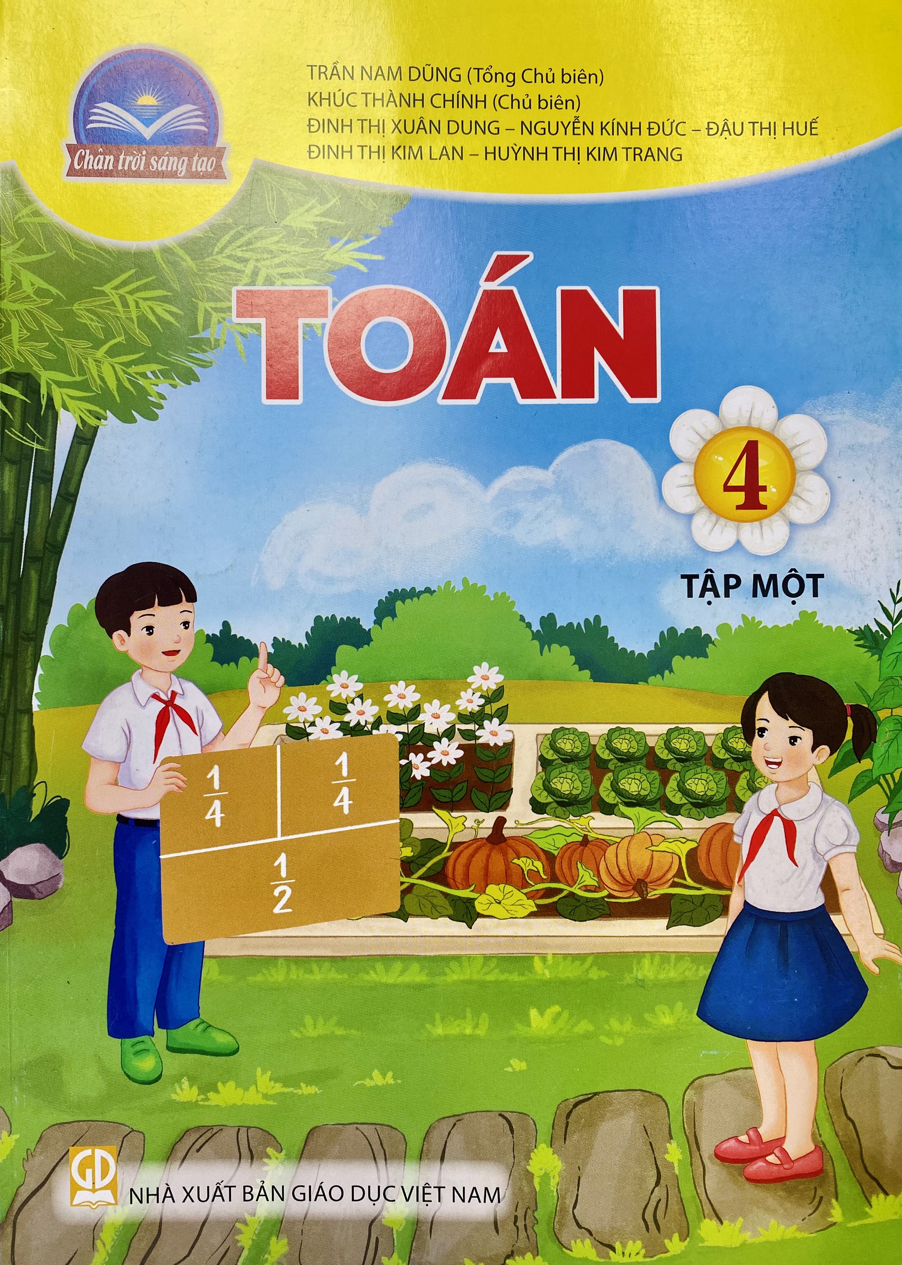 Sách - Combo 4 cuốn Toán lớp 4 tập 1+2 (SGK+BT) (Chân trời sáng tạo)