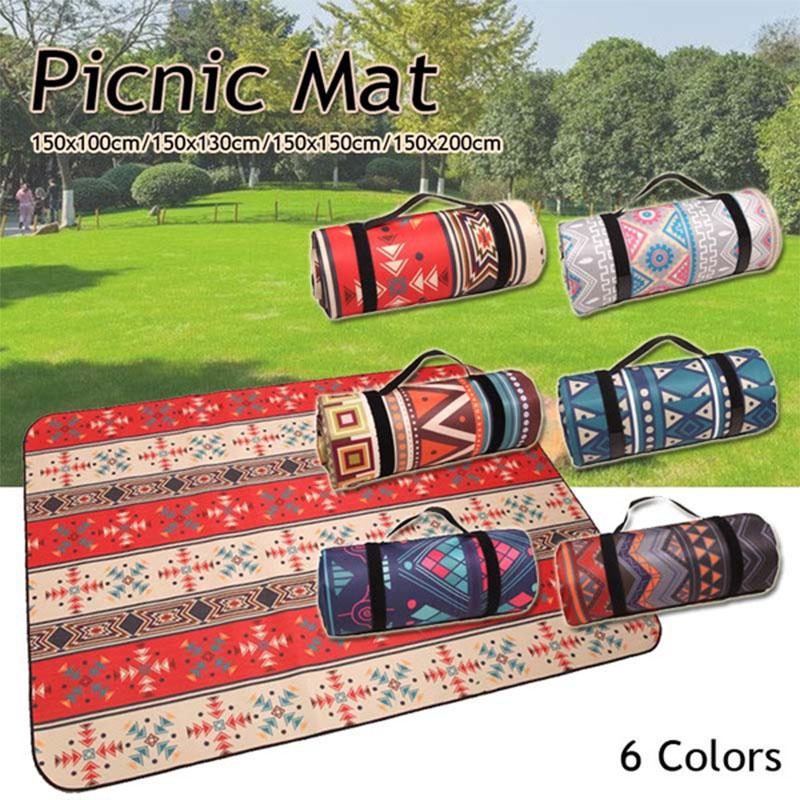 Cắm Trại Cho Họ Ba Tư Quốc Gia Phong Cách In Hình Làm Dày Chống Thấm Nước Dã Ngoại Đi Biển Thảm Trẻ Em Chơi Mùa Xuân Máy Có Thể Gấp Lại Được