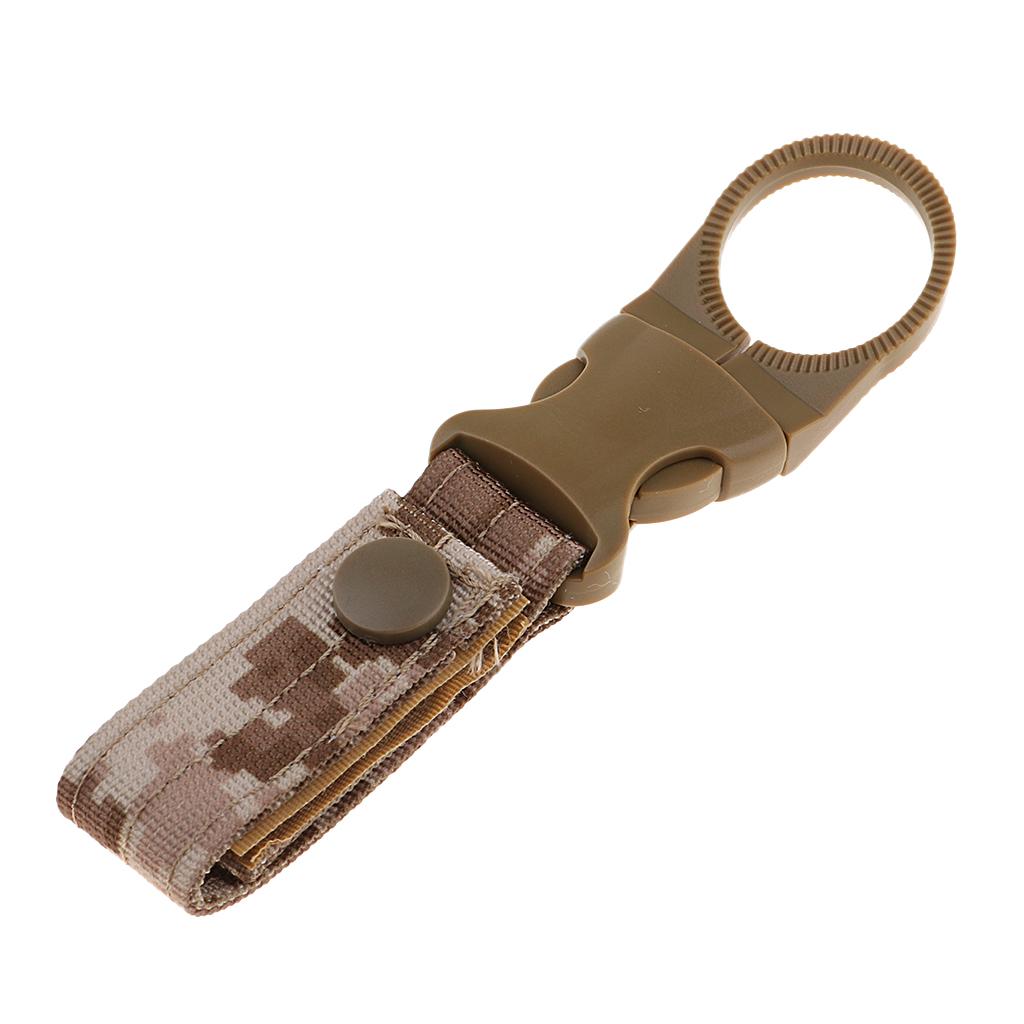 Key Ring Holder Gear Keychain Clip Nylon Webbing Quick Release Buckle Molle Bag Attachments