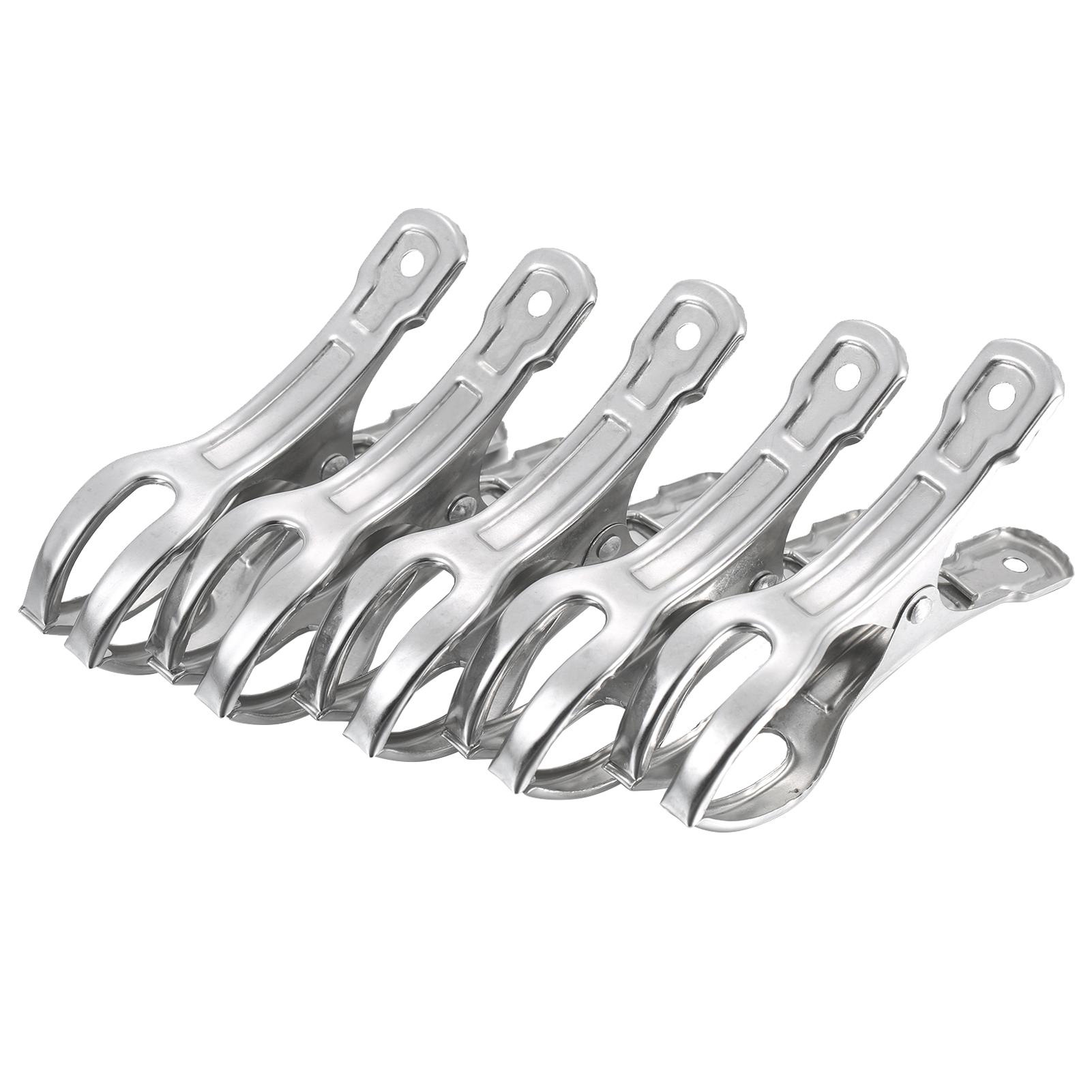 5 cái Kẹp chăn, vải lớn bằng thép không gỉ