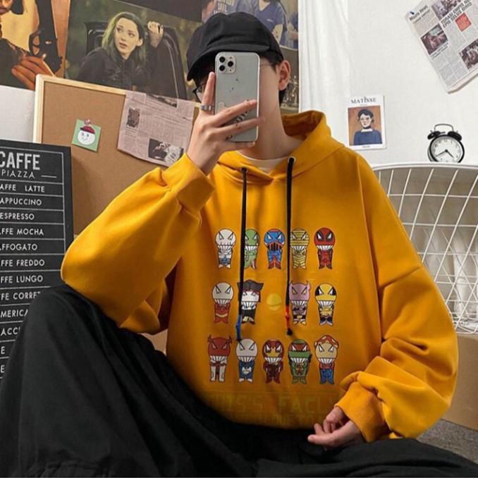 Áo hoodie nỉ unisex form rộng FACLY nam nữ phong cách ulzzang