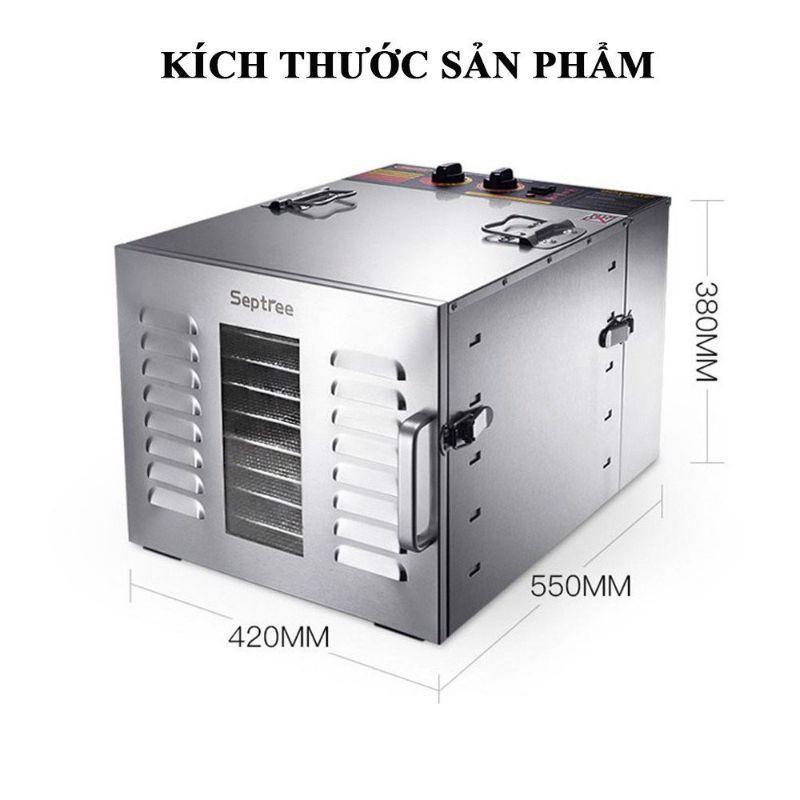 TP HCM Máy sấy thực phẩm Septree 10 khay