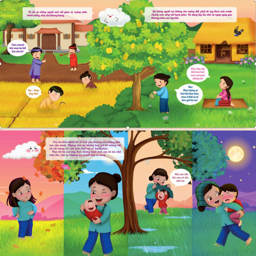 Cổ tích Việt Nam: Ăn khế trả vàng + Cây vú sữa + Nàng tiên ốc