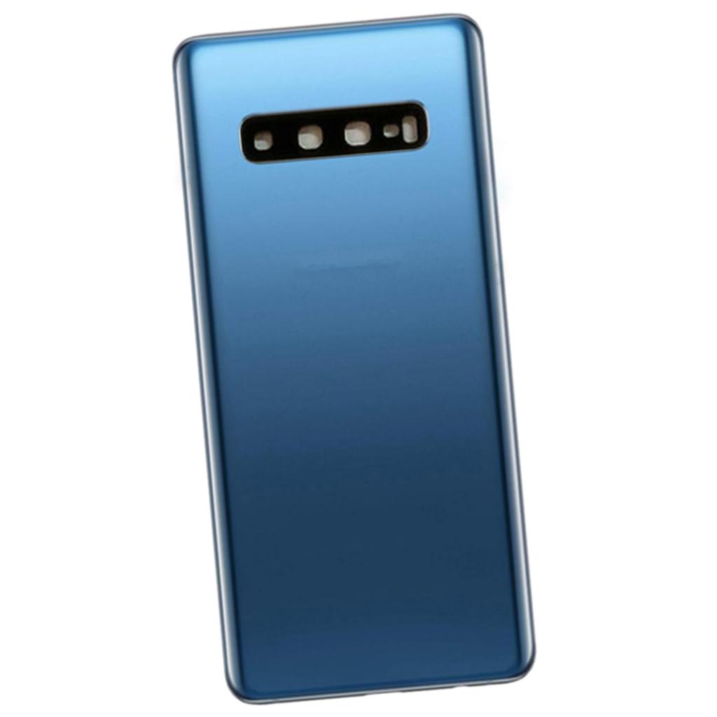 Lưng Thay Thế Kính ửa Sau Lắp Ống Kính Máy Ảnh Và Khung dụng ụ Tháo Lắp & Keo Cho Samsung Galaxy S10+ Plus