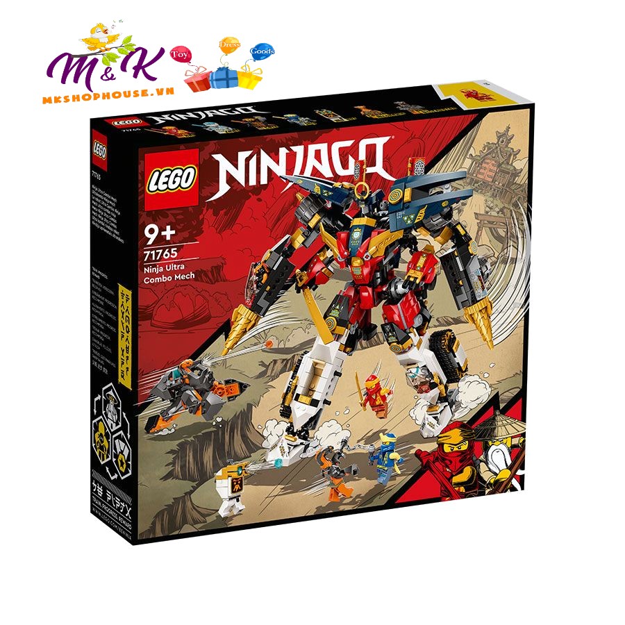 LEGO Ninjago 71765 Bộ đôi chiến giáp dũng mãnh (1104 chi tiết)