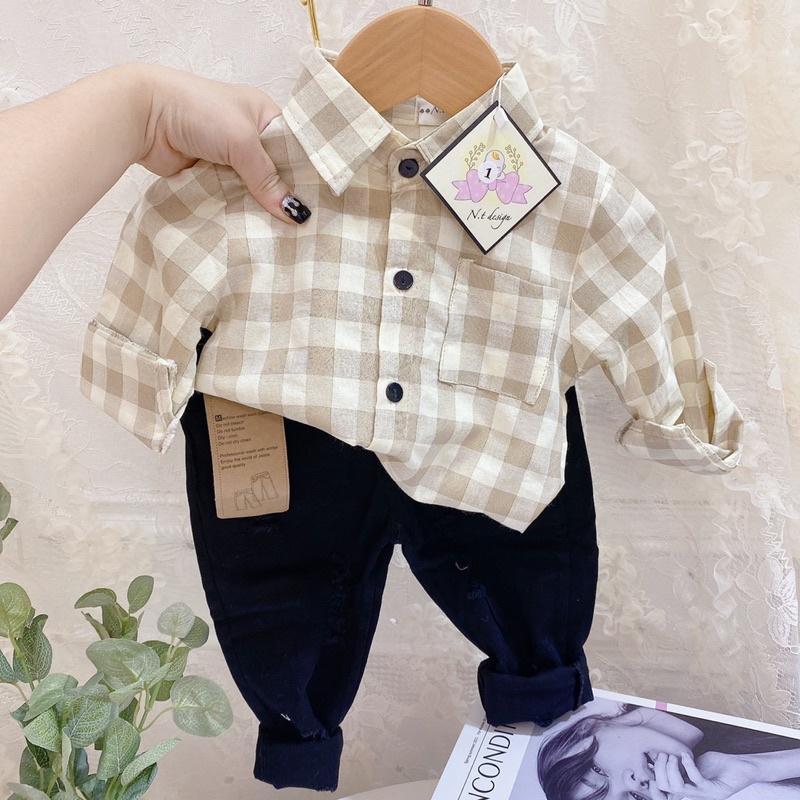 Sơ mi cho bé 8-22kg