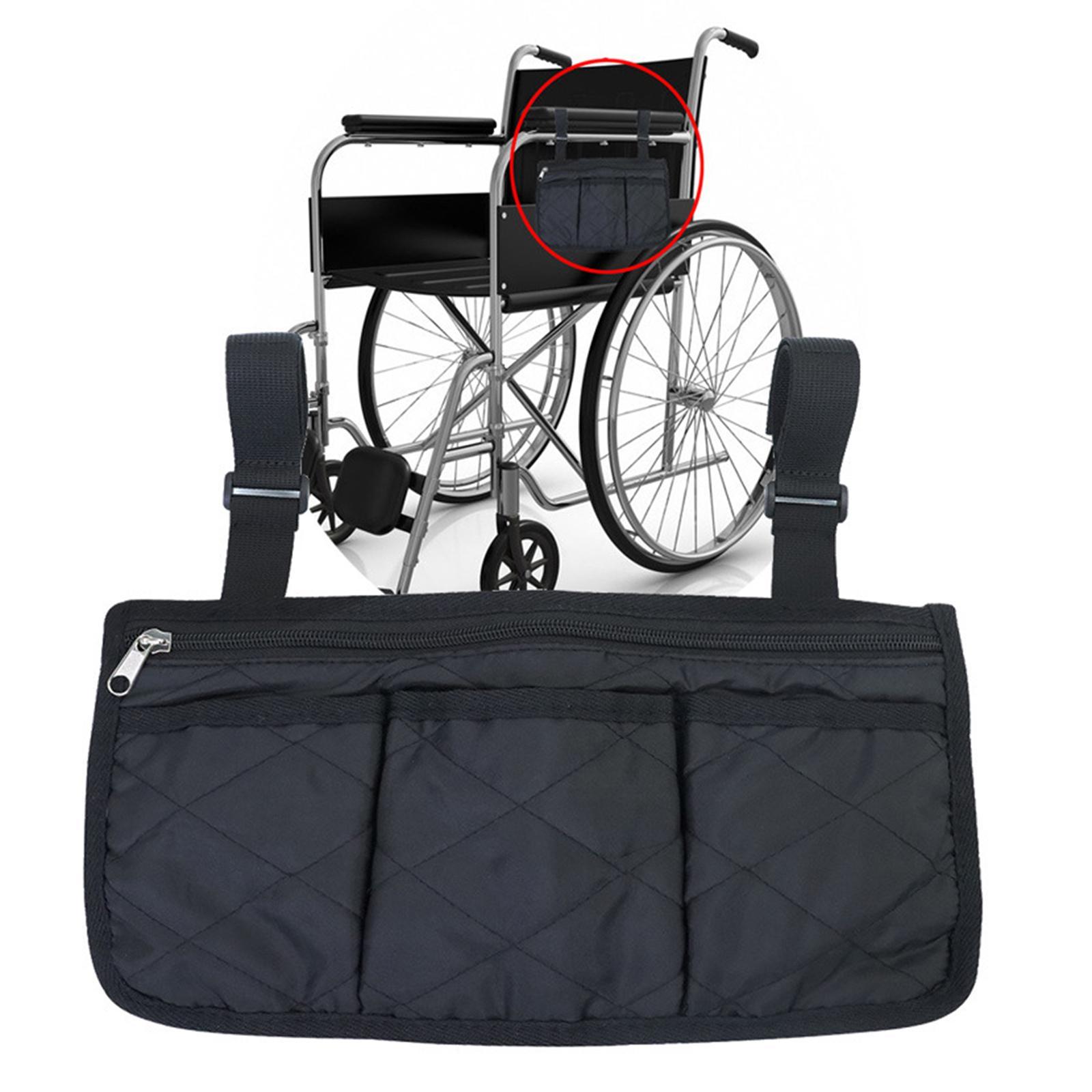 2Pcs Universal Wheelchair   Storage Organizer  Holder