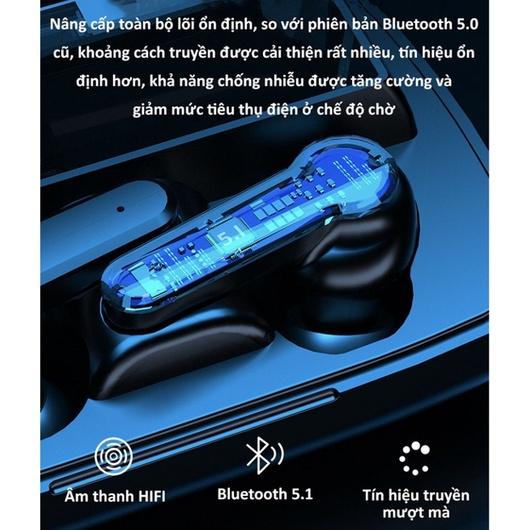 Tai nghe Bluetooth không dây MINPRO M19 Chống Nước, Pin Trâu, Có Đèn Pin Bảo hành 1 đổi 1