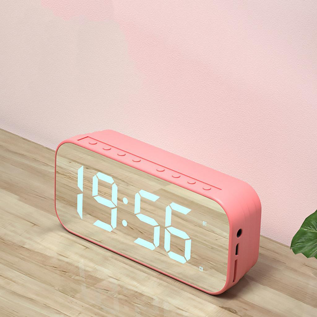 HIFI Wireless Bluetooth Speaker  Clock Portable for
